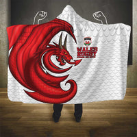 Wales Rugby Red Dragon Hooded Blanket Cymru Am Byth - Wonder Print Shop