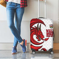Wales Rugby Red Dragon Luggage Cover Cymru Am Byth - Wonder Print Shop
