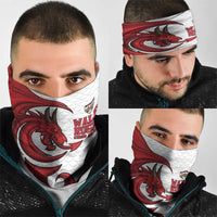 Wales Rugby Red Dragon Neck Gaiter Cymru Am Byth - Wonder Print Shop