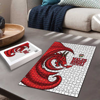 Wales Rugby Red Dragon Puzzle Cymru Am Byth - Wonder Print Shop