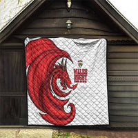 Wales Rugby Red Dragon Quilt Cymru Am Byth - Wonder Print Shop