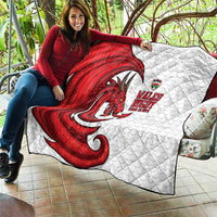 Wales Rugby Red Dragon Quilt Cymru Am Byth - Wonder Print Shop