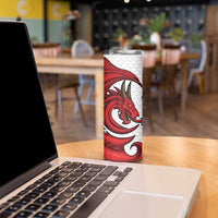 Wales Rugby Red Dragon Skinny Tumbler Cymru Am Byth - Wonder Print Shop