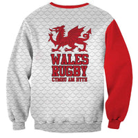 Wales Rugby Red Dragon Sweatshirt Cymru Am Byth - Wonder Print Shop