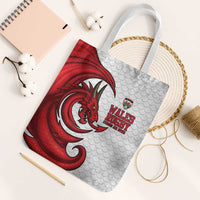 Wales Rugby Red Dragon Tote Bag Cymru Am Byth - Wonder Print Shop