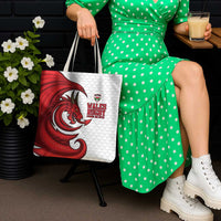 Wales Rugby Red Dragon Tote Bag Cymru Am Byth - Wonder Print Shop