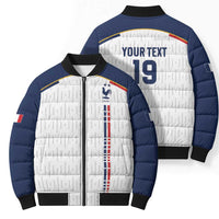Custom World Football 2026 France Bomber Puffer Jacket Allez Les Bleus - Wonder Print Shop