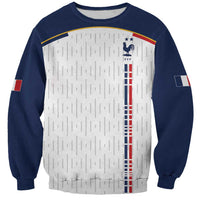 Custom World Football 2026 France Sweatshirt Allez Les Bleus - Wonder Print Shop