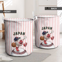 Japan Baseball Laundry Basket Japanese Flag Mascot Design