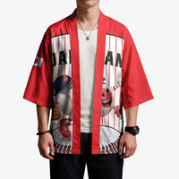 Japan Baseball Custom Kimono Japanese Flag Mascot Design