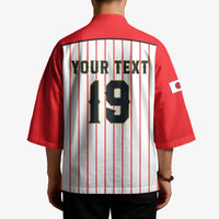 Japan Baseball Custom Kimono Japanese Flag Mascot Design