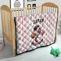 Japan Baseball Quilt Japanese Flag Mascot Design