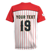 Japan Baseball Custom Rugby Jersey Japanese Flag Mascot Design
