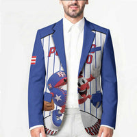 Puerto Rico Baseball Custom Blazer Puerto Rican Flag Mascot Design