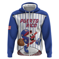 Puerto Rico Baseball Custom Hoodie Puerto Rican Flag Mascot Design