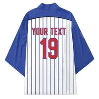 Puerto Rico Baseball Custom Kimono Puerto Rican Flag Mascot Design