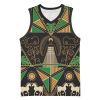 Ukraine Pysanky Pattern Basketball Jersey Berehynia Guardian Folk Art