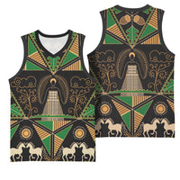 Ukraine Pysanky Pattern Basketball Jersey Berehynia Guardian Folk Art