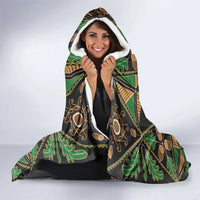 Ukraine Pysanky Pattern Hooded Blanket Berehynia Guardian Folk Art