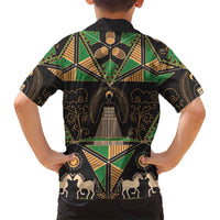 Ukraine Pysanky Pattern Kid Hawaiian Shirt Berehynia Guardian Folk Art