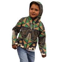 Ukraine Pysanky Pattern Kid Hoodie Berehynia Guardian Folk Art