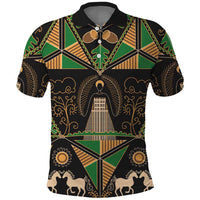 Ukraine Pysanky Pattern Polo Shirt Berehynia Guardian Folk Art