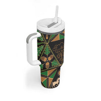 Ukraine Pysanky Pattern Tumbler With Handle Berehynia Guardian Folk Art