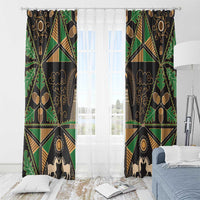 Ukraine Pysanky Pattern Window Curtain Berehynia Guardian Folk Art