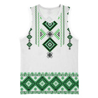 Ukraine Vyshyvanka Inspired Basketball Jersey Ukrainian Traditional Folk Pattern
