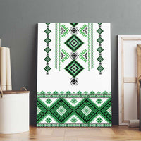 Ukraine Vyshyvanka Inspired Canvas Wall Art Ukrainian Traditional Folk Pattern