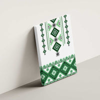 Ukraine Vyshyvanka Inspired Canvas Wall Art Ukrainian Traditional Folk Pattern