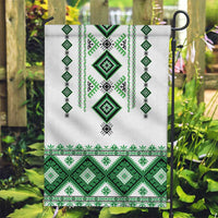 Ukraine Vyshyvanka Inspired Garden Flag Ukrainian Traditional Folk Pattern