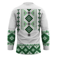 Ukraine Vyshyvanka Inspired Hockey Jersey Ukrainian Traditional Folk Pattern