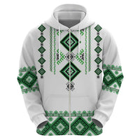 Ukraine Vyshyvanka Inspired Hoodie Ukrainian Traditional Folk Pattern