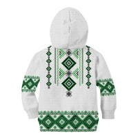 Ukraine Vyshyvanka Inspired Kid Hoodie Ukrainian Traditional Folk Pattern