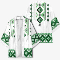 Ukraine Vyshyvanka Inspired Kimono Ukrainian Traditional Folk Pattern