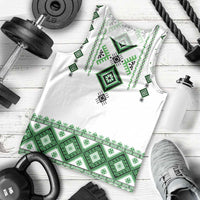 Ukraine Vyshyvanka Inspired Men Tank Top Ukrainian Traditional Folk Pattern