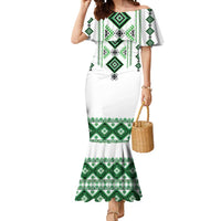 Ukraine Vyshyvanka Inspired Mermaid Dress Ukrainian Traditional Folk Pattern