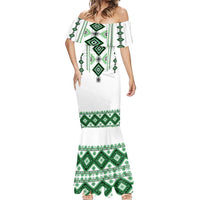 Ukraine Vyshyvanka Inspired Mermaid Dress Ukrainian Traditional Folk Pattern