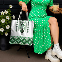 Ukraine Vyshyvanka Inspired Tote Bag Ukrainian Traditional Folk Pattern