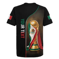 Personalized Mexico Football 2026 Rugby Jersey Trophy Flag Pride Art