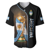 Personalized Argentina Football 2026 Baseball Jersey Trophy Flag Pride Art