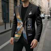 Personalized Argentina Football 2026 Blazer Trophy Flag Pride Art