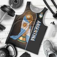 Personalized Argentina Football 2026 Men Tank Top Trophy Flag Pride Art