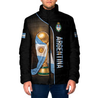 Personalized Argentina Football 2026 Padded Jacket Trophy Flag Pride Art