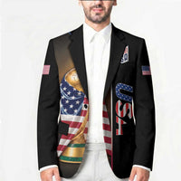 Personalized USA Football 2026 Blazer Trophy Flag Pride Art