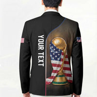 Personalized USA Football 2026 Blazer Trophy Flag Pride Art