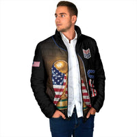 Personalized USA Football 2026 Padded Jacket Trophy Flag Pride Art