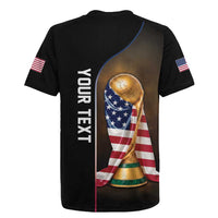 Personalized USA Football 2026 Rugby Jersey Trophy Flag Pride Art