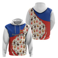 Russian Doll Hoodie Flag Color Style No1 - Wonder Print Shop